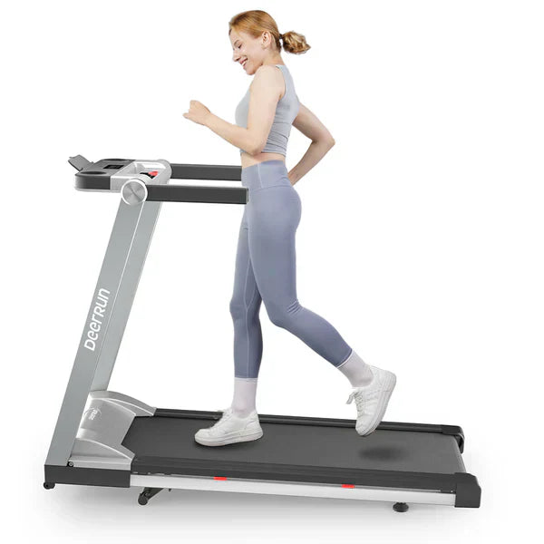 DeerRun A1 Pro Folding Smart Treadmill with 6% Incline - 16kph, 150kg