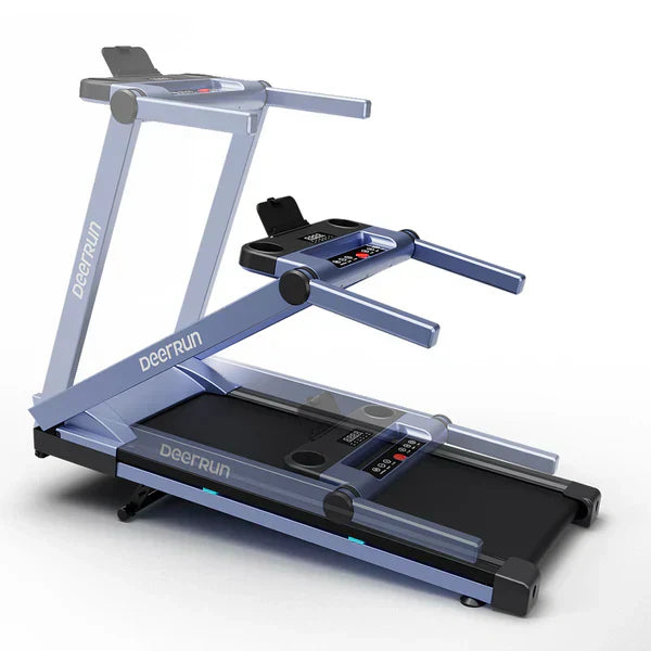 DeerRun A1 Pro Folding Smart Treadmill with 6% Incline - 16kph, 150kg