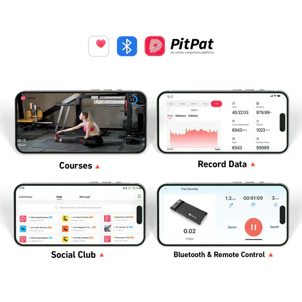 DeerRun Q1 Urban Mini Under-Desk Treadmill with Remote Control